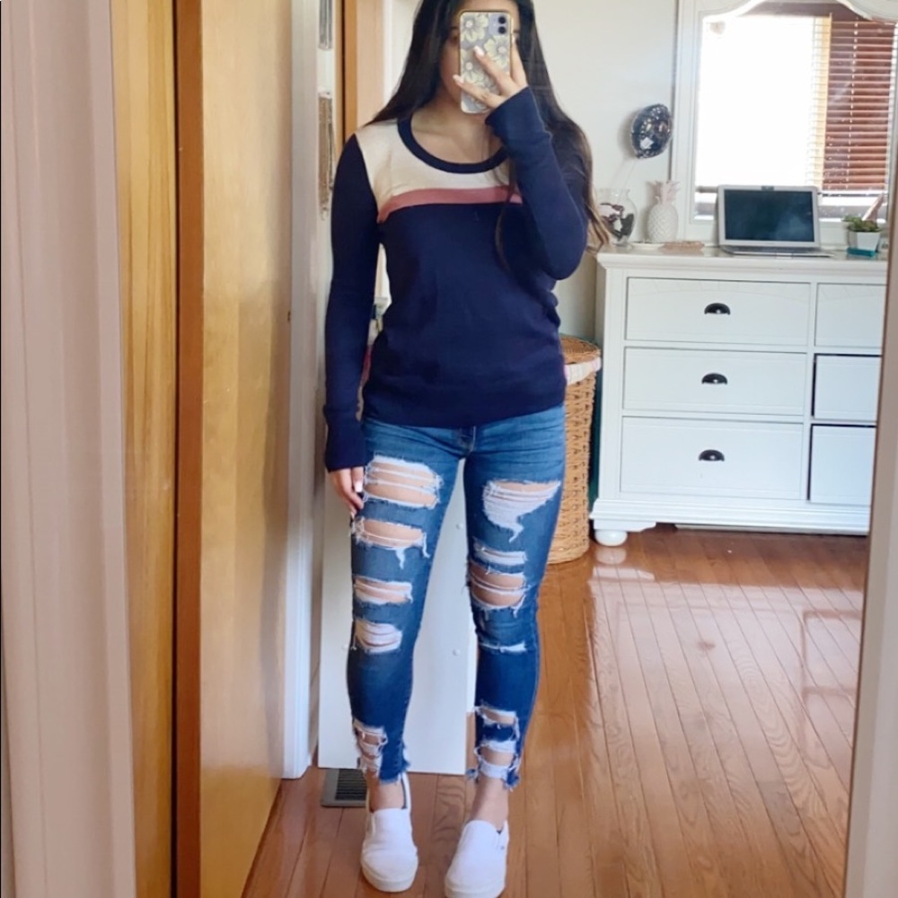 Colorblock Sweater